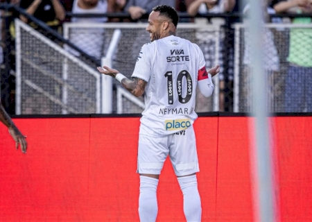 Neymar faz gol olímpico, Santos bate Inter de Limeira e pega o Bragantino nas quartas do Paulista