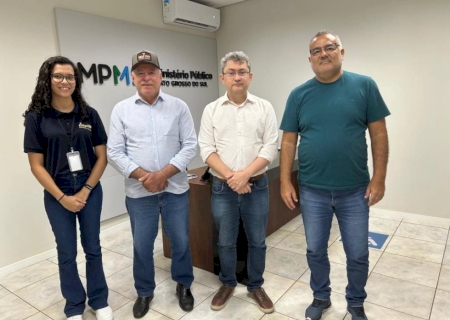 DEODÁPOLIS: MPMS e Prefeitura discutem melhorias em infraestrutura e meio ambiente
