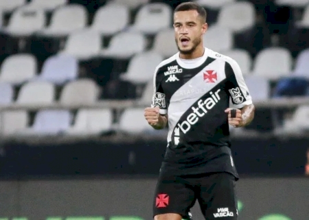 Com dois de Coutinho, Vasco elimina Nova Iguaçu e vai à terceira fase da Copa do Brasil