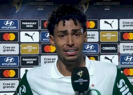 Time sub-20 do Palmeiras sofre racismo no Paraguai; Luighi chora e cobra a Conmebol