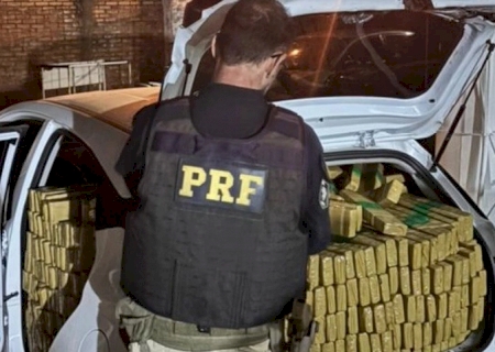 Veículo com mais de 1,3 toneladas de maconha é apreendido após perseguição policial em MS