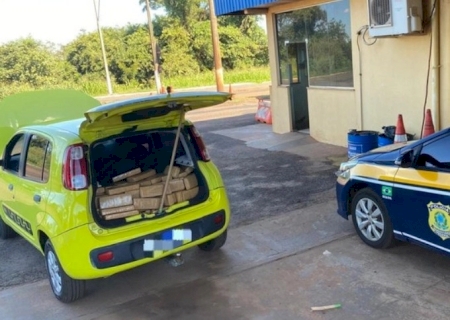 Uno carregado com skunk e maconha é apreendido pela PRF em MS