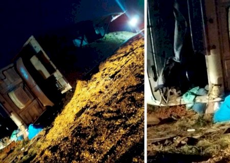 Condutor morre em grave acidente na MS-141 entre Ivinhema e Naviraí
