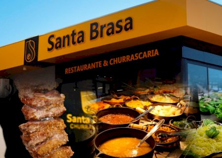 Santa Brasa Restaurante e Churrascaria chega a Ivinhema com buffet completo, carnes nobres e preço acessível