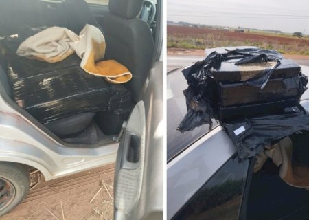 NOVA ANDRADINA: Mulher é presa com mais de 214 kg de drogas após fuga em canavial na MS-473