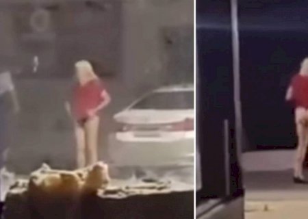 Pastor é novamente flagrado de calcinha fio dental e peruca