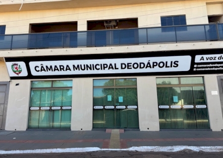 DEODÁPOLIS: Câmara já gastou mais de R$ 318 mil em diárias em 2025