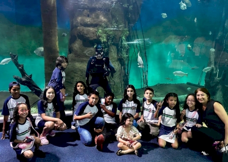 DEODÁPOLIS: Alunos da Escola Elizabete Lucena Campos visitam o Bioparque Pantanal