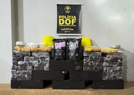 Casal é flagrado transportando quase 285 kg de maconha