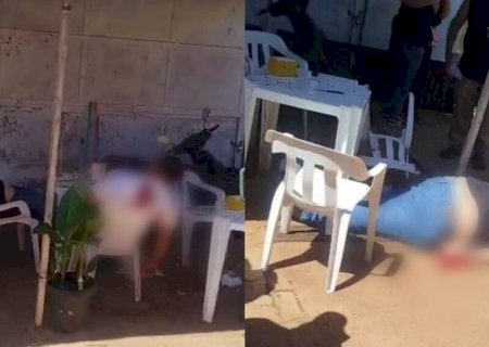 Homens são mortos a tiros enquanto almoçam em restaurante