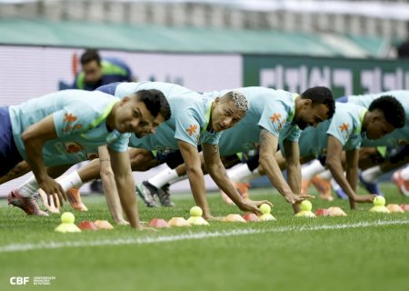 Seleção Brasileira finaliza preparação para duelo com a Coreia do Sul; veja provável escalação