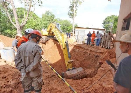 Homem morre soterrado durante construção de fossa