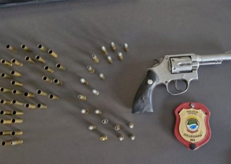Homem é preso com arma de fogo em ação contra violência doméstica