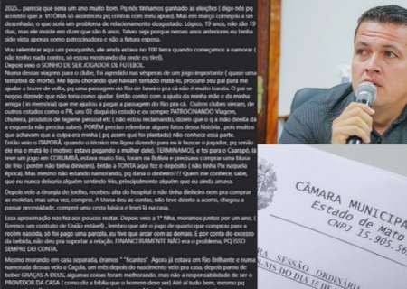 DEODÁPOLIS: Vereador é acusado em rede social de usar diárias para trair esposa durante viagem ao Paraná e rebate as alegações