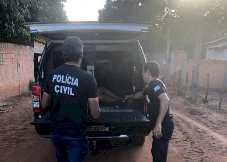 Polícia Civil prende indivíduo com mandado de prisão preventiva por descumprimento de medida protetiva de urgência em MS