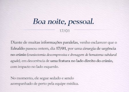 DEODÁPOLIS: Família atualiza estado de saúde de servidor ferido