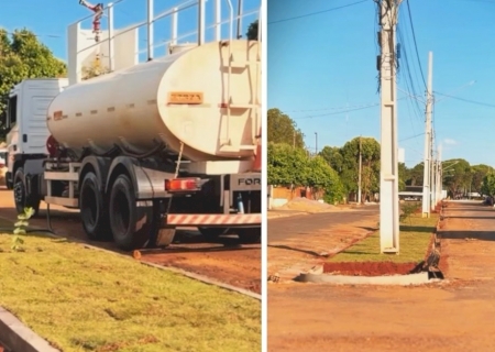 DEODÁPOLIS: Revitalização da Avenida Norvina Fernandes de Alencar avança em Lagoa Bonita