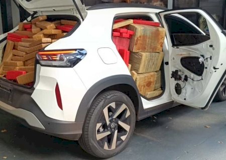 Homem é preso com carro 'abarrotado' de drogas no Anel Viário de Dourados