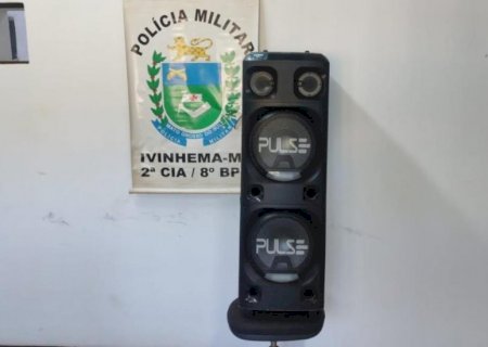 IVINHEMA: Polícia Militar conduz responsável por som alto após denúncia de perturbação do sossego