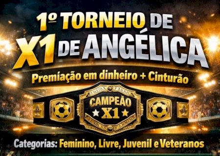 Angélica terá grandes eventos esportivos com torneios de X1 e disputa de pênaltis