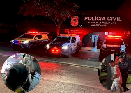 ANGÉLICA: Ação integrada da Polícia Militar resulta na prisão de autor de roubo com facão