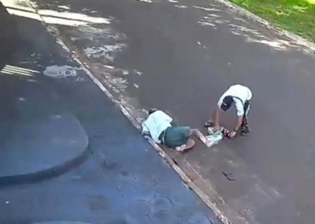 VÍDEO: Mulher distrai idoso enquanto comparsa o agride e rouba em Iguatemi
