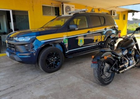 Fiscalização na BR-262 leva à recuperação de Harley-Davidson furtada