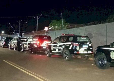 Com auxílio de helicópteros, operação contra crime organizado cumpre mandados em Dourados