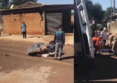 NAVIRAÍ: Homem agride a própria mãe, atropela casal e esfaqueia vizinho