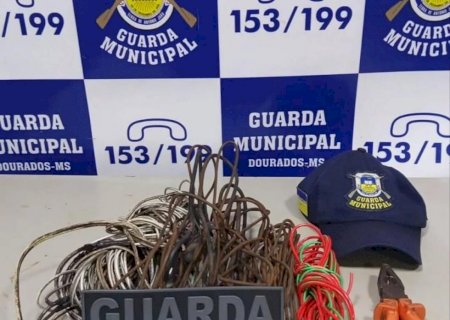 Homem é preso após furtar fios de residência desocupada em Dourados