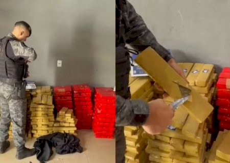 Mulher é presa com 486 kg de maconha escondidos nos fundos da casa