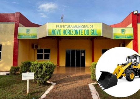 NOVO HORIZONTE DO SUL: Prefeitura compra duas pás carregadeiras por R$ 919,5 mil