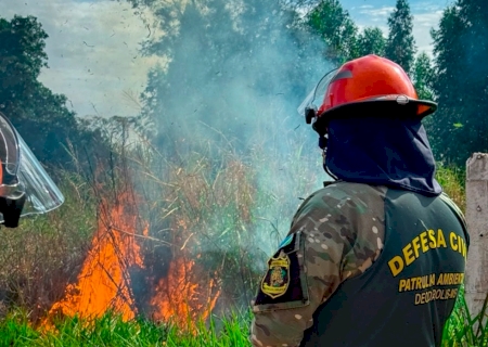 DEODÁPOLIS: Treinamento prepara equipe da Defesa Civil para agir no combate a incêndios