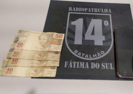 FÁTIMA DO SUL: Polícia Militar prende autor de furto qualificado em estabelecimento comercial