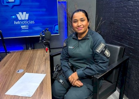AGOSTO LILÁS: comandante da PM destaca importância da denúncia e apresenta dados da violência contra a mulher em Ivinhema
