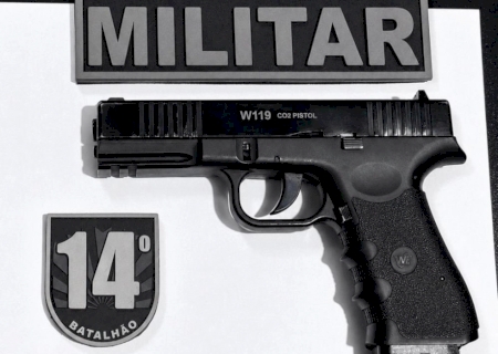 DEODÁPOLIS: Homem é preso após apontar simulacro de pistola e fugir da PM durante abordagem