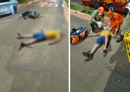 IVINHEMA: Homem fica ferido após cair de bicicleta elétrica no bairro Vitória