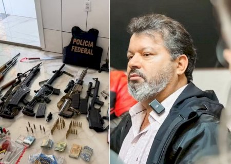 PF apreende arsenal em fazenda de candidato a deputado investigado por trabalho escravo em MS