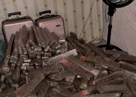 Polícia apreende 1,6 tonelada de maconha em casa usada como depósito