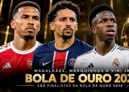 Três brasileiros estão entre os finalistas da Bola de Ouro 2026