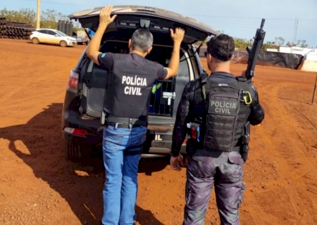 DEODÁPOLIS: Polícia Civil cumpre mandado de prisão contra homem que descumpriu medida protetiva utilizando tornozeleira eletrônica