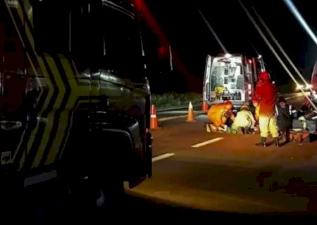 Mulher morre após ser atropelada enquanto caminhava pela BR-158 em Três Lagoas
