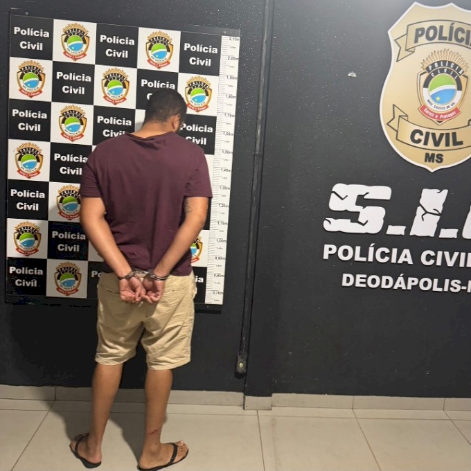 DEODÁPOLIS: Polícia Civil e Polícia Militar prendem ex-presidiário por porte ilegal de arma de fogo e pesca ilegal em Lagoa Bonita