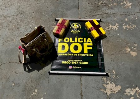 DOF prende mulher com cocaína e pasta-base de cocaína em Anastácio